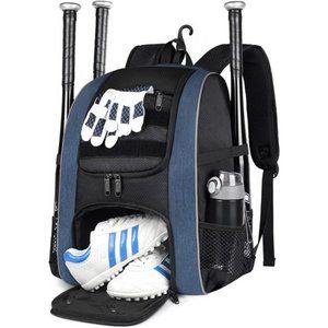 Baseball Backpack, Lightweight Softball Bag with Shoes Compartment for Men